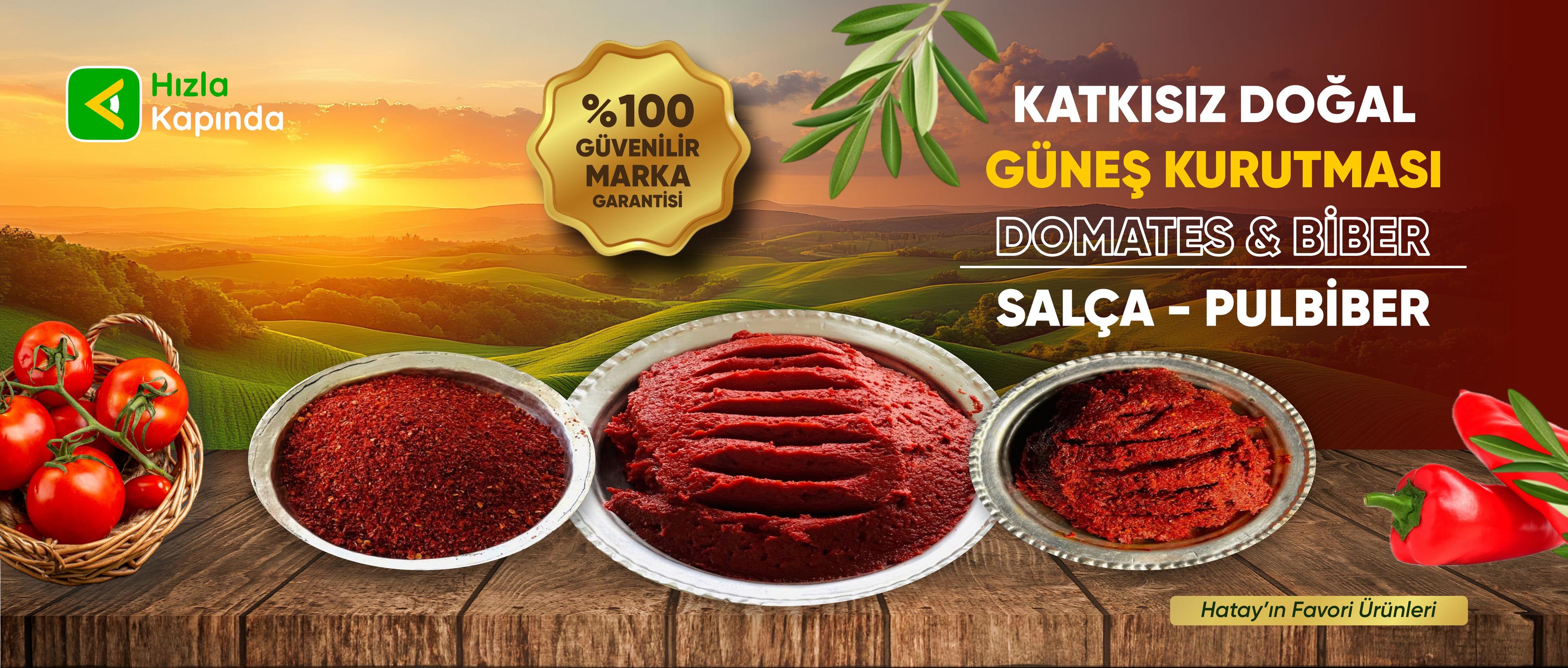 Güneşte Kurutulmuş Lezzet, Hatay Salçası!