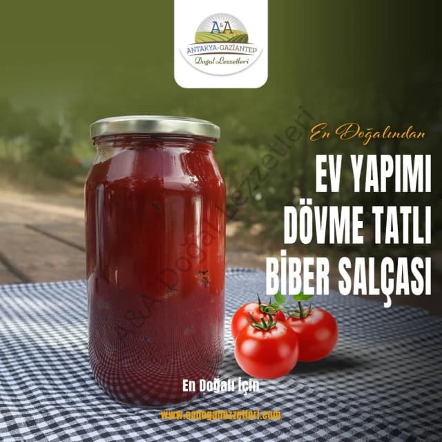 Dövme Tatlı Biber Salçası