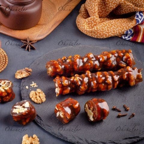 Pekmezli Kelebek Cevizli Sucuk 1 KG resmi