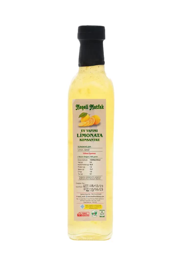 Limonata Konsatre Suyu 500 ml resmi