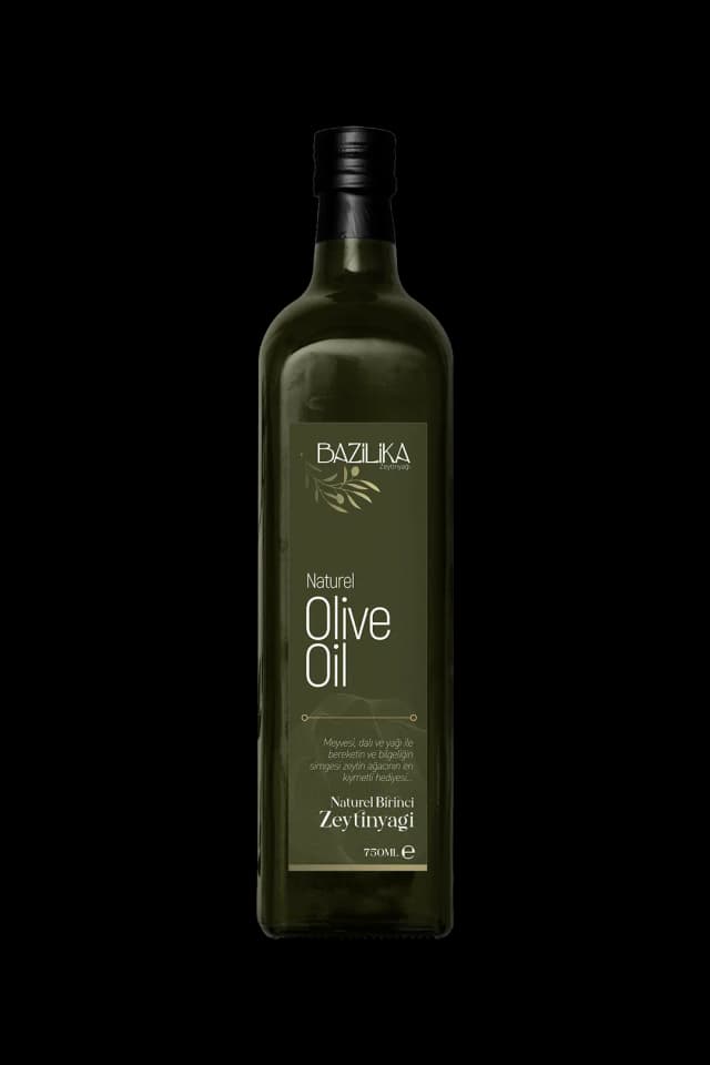 Bazilika Silver Ödüllü Erken Hasat Soğuk Sıkım Natürel Birinci Zeytinyağı 750 Ml