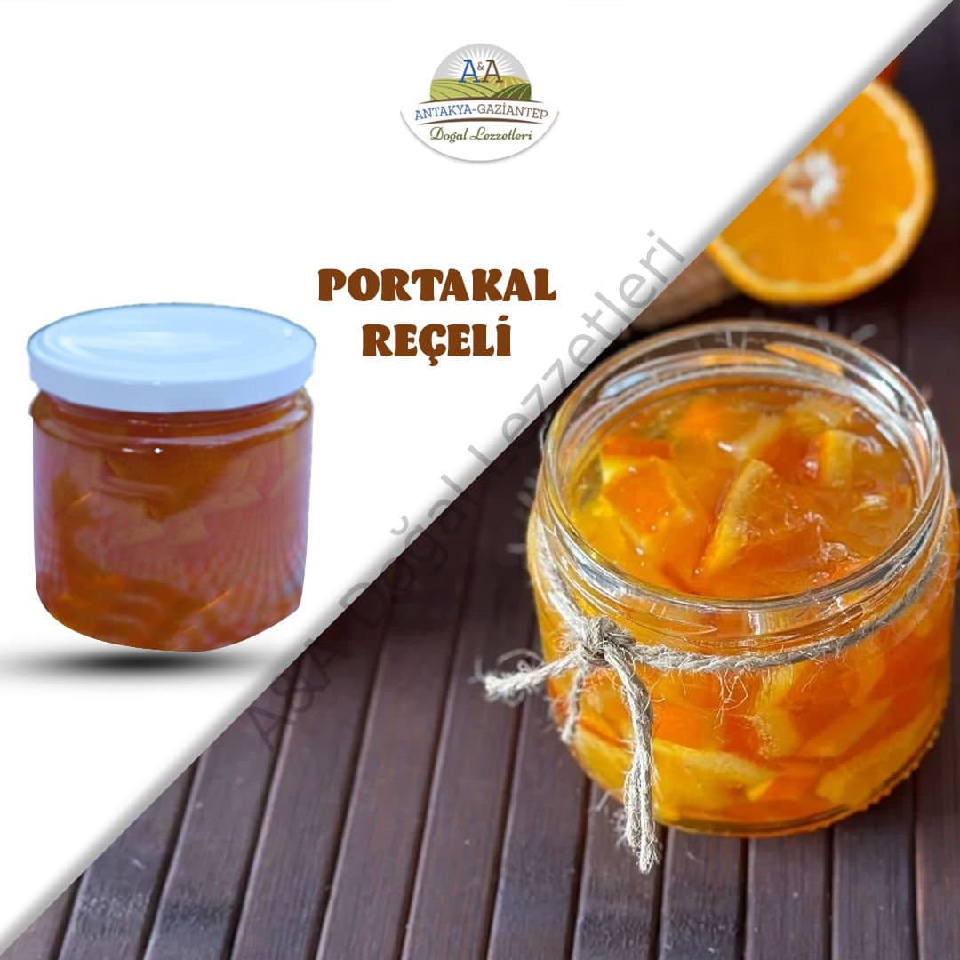 PORTAKAL KABUĞU REÇELİ 450 GR resmi