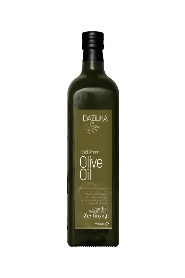 Bazilika Silver Ödüllü Erken Hasat Soğuk Sıkım Natürel Zeytinyağı 750 Ml
