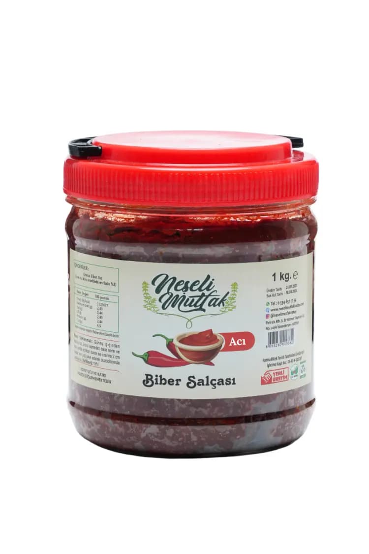 Biber Salçası Acı 1 Kg resmi