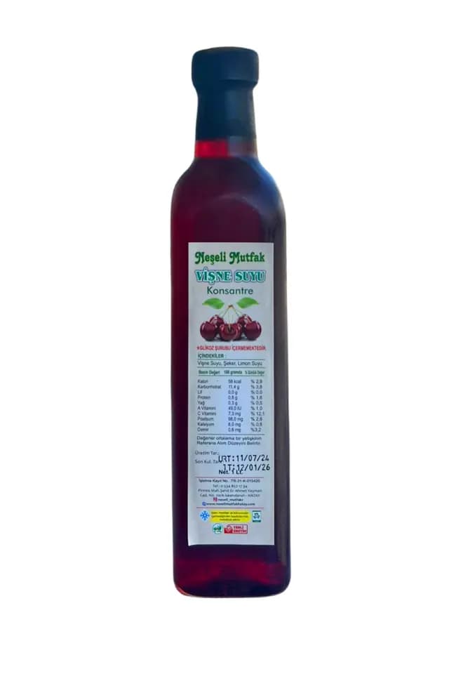 Vişne Konsatre Suyu 500 ml resmi