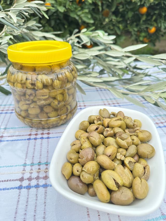 Çekirdeksiz Yeşil Zeytin 1kg