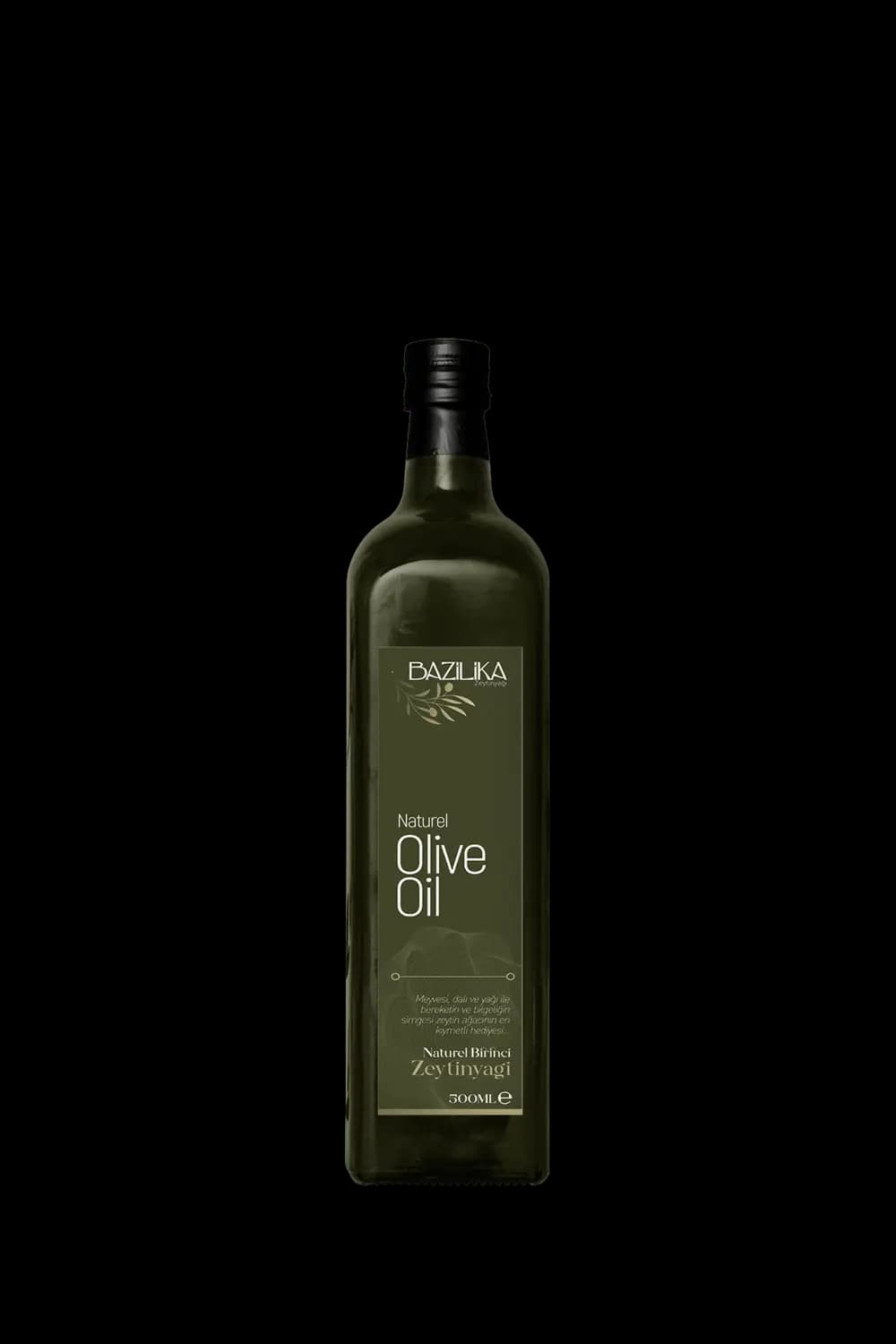 Bazilika Silver Ödüllü Erken Hasat Soğuk Sıkım Natürel Birinci Zeytinyağı 500 Ml resmi