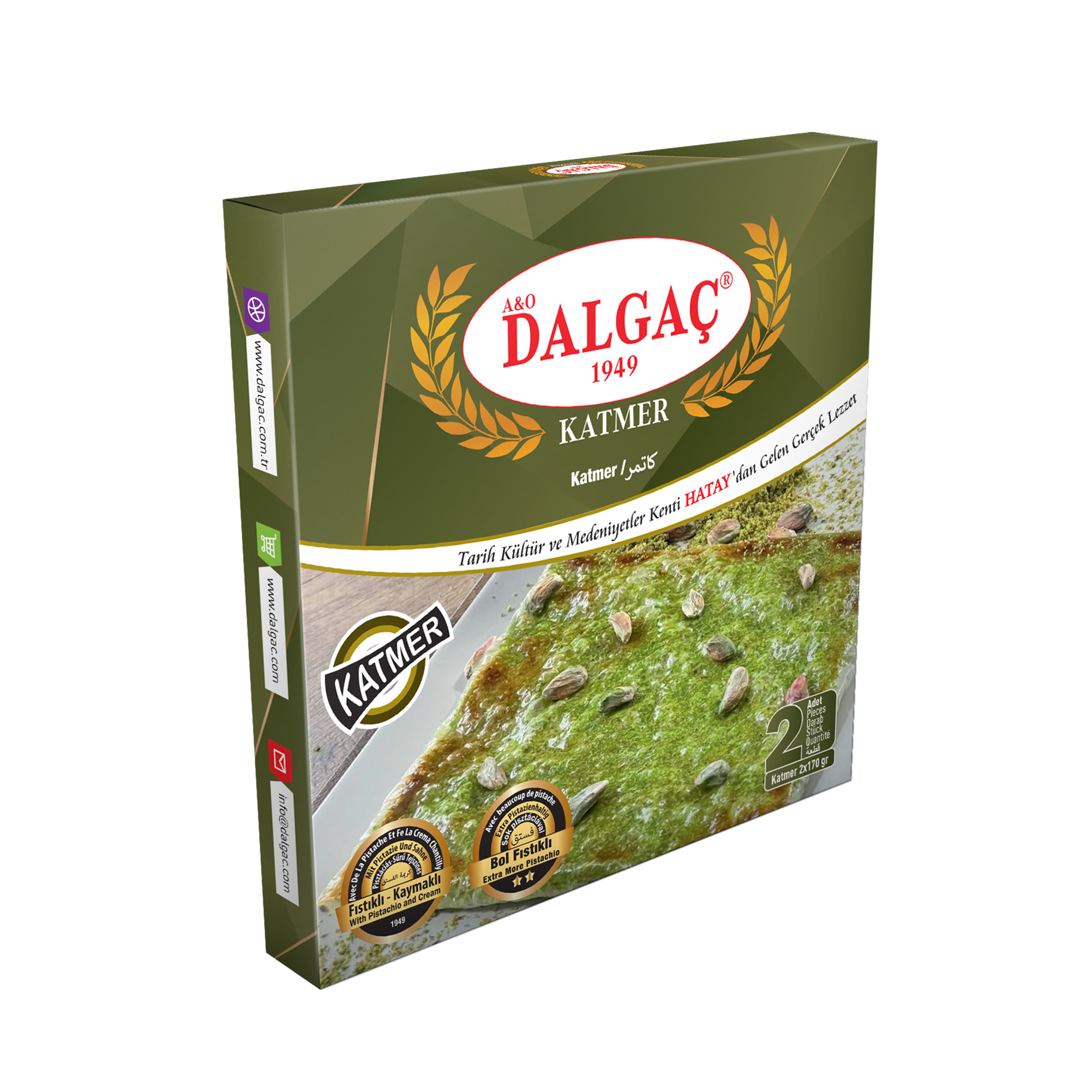 2 Adetli Paket Dondurulmuş Katmer (2x 170 Gr) 50'li