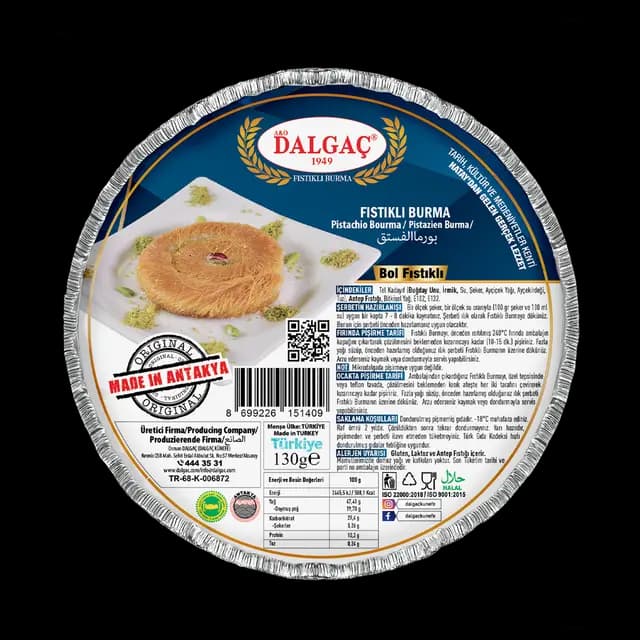 Fıstıklı Burma 130 Gr (60 Adet)