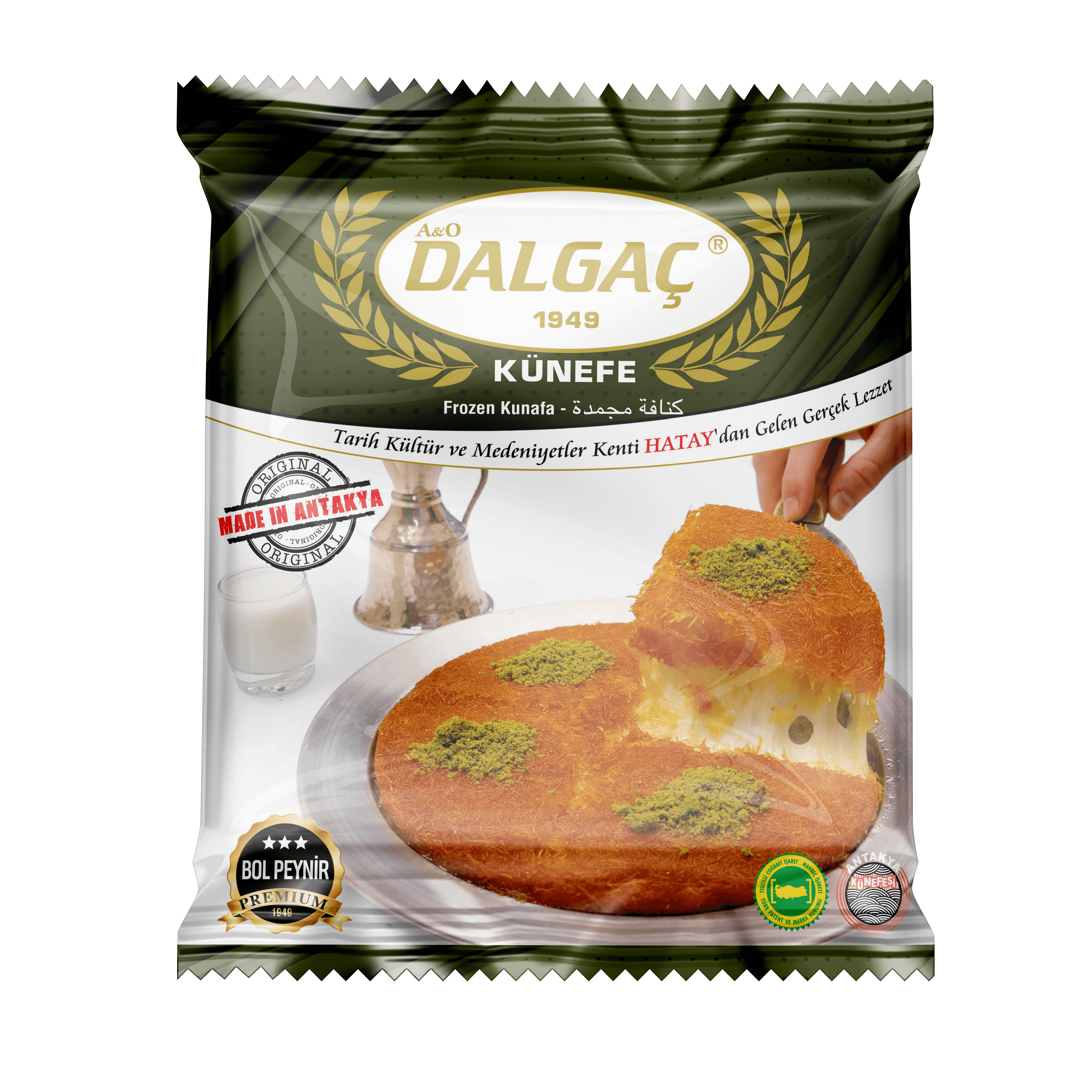 Dondurulmuş Peynirli Künefe 4 Kişilik Pişmemiş 600 Gr (6'lı)