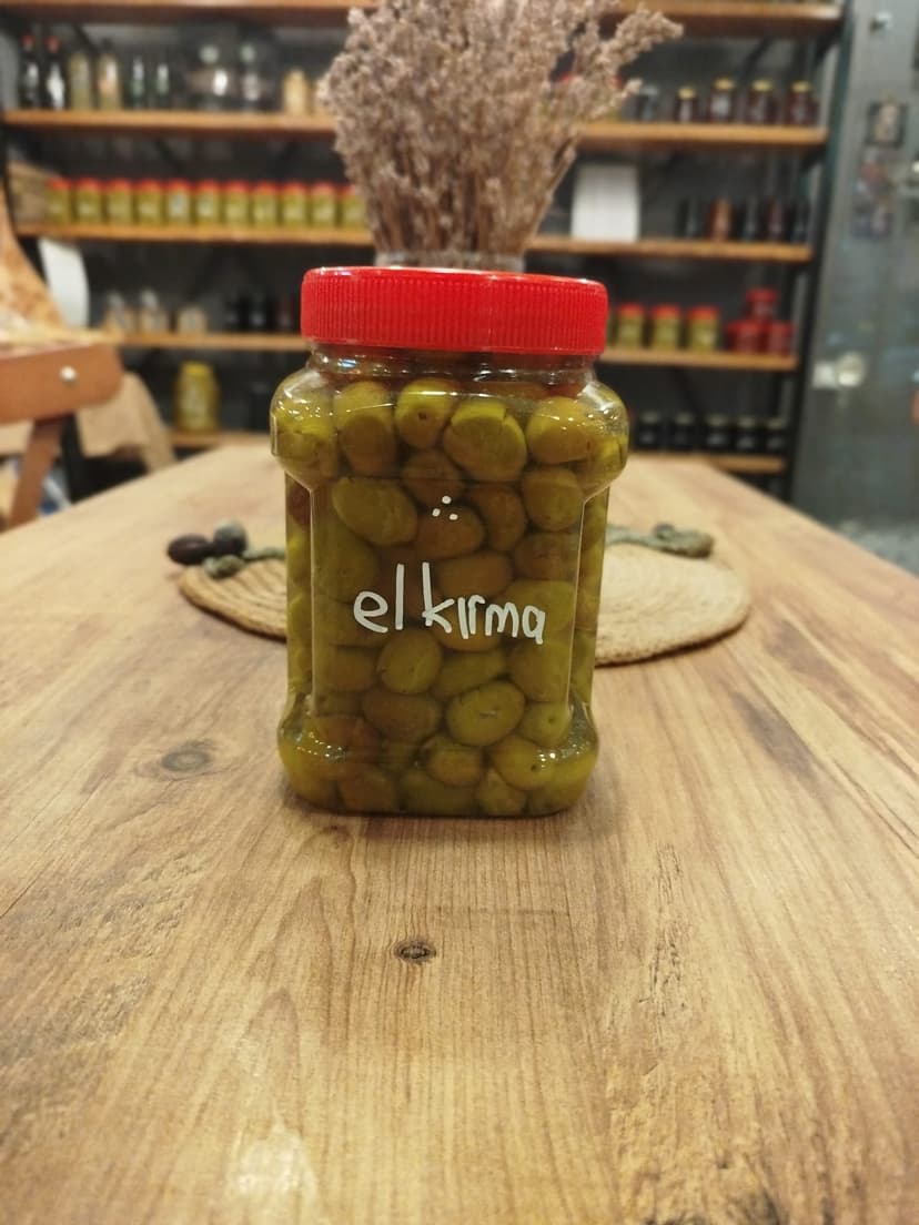 El Kırma Yeşil Zeytin 850 gr resmi