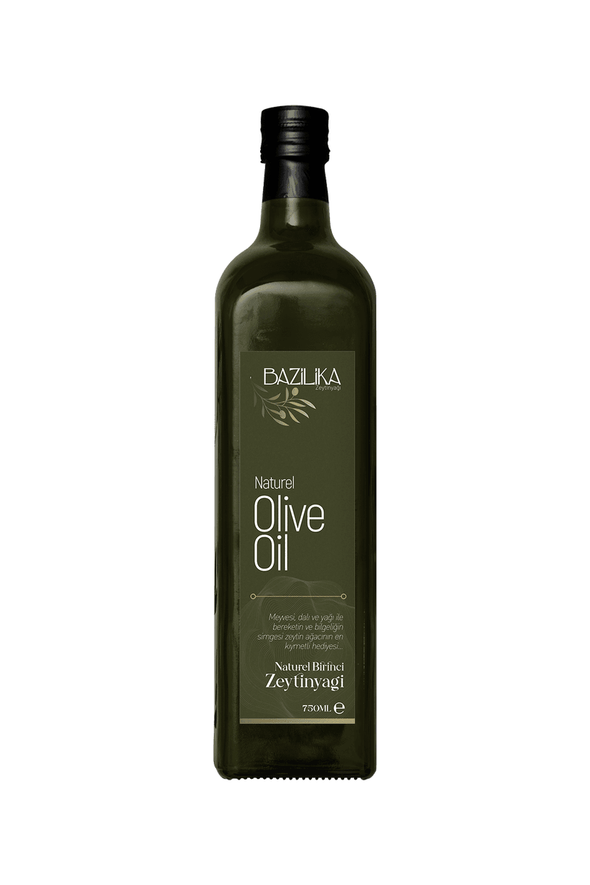 Bazilika Silver Ödüllü Erken Hasat Soğuk Sıkım Natürel Birinci Zeytinyağı 750 Ml resmi