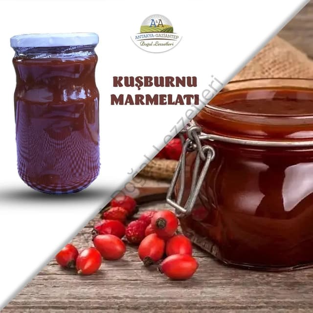 KUŞBURNU MARMELATI 900 GR