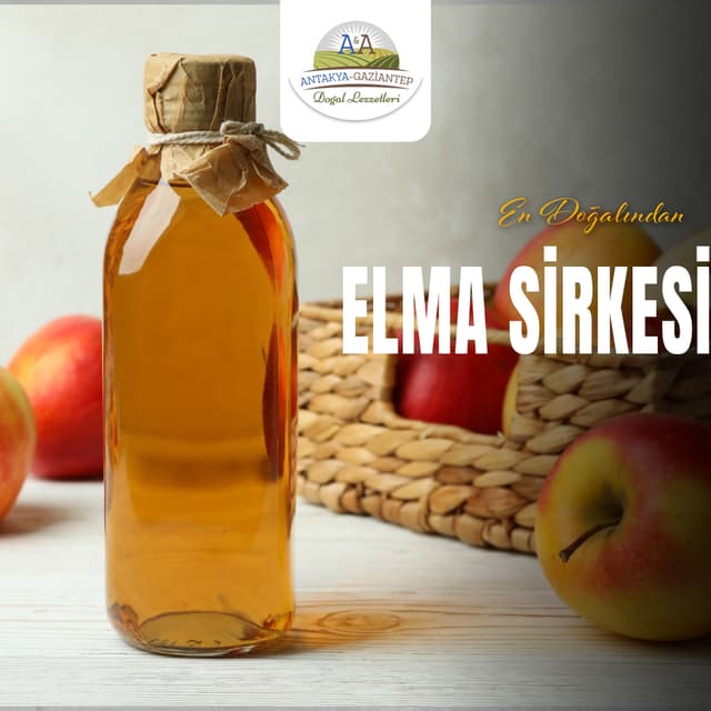 ELMA SİRKESİ 550 ML DOĞAL CAM ŞİŞE