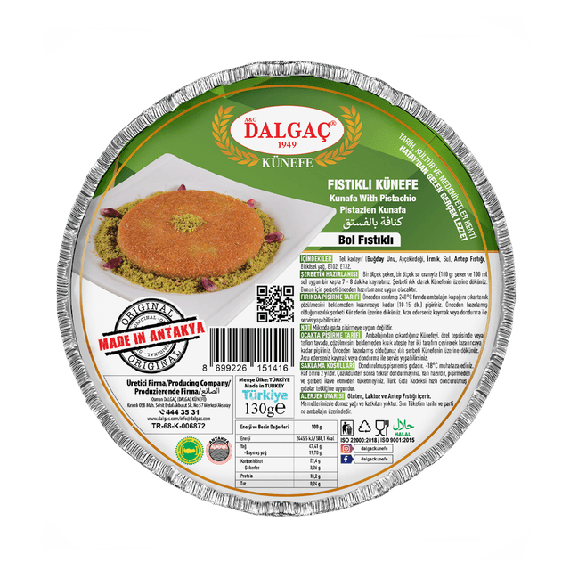 Fıstıklı Künefe 130 Gr (30 Adet)