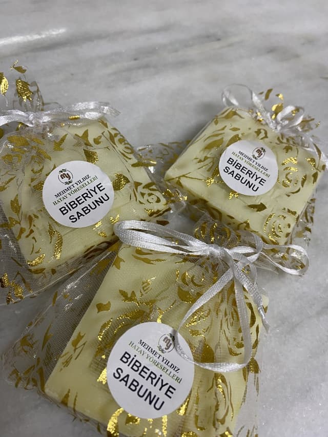 BİTKİSEL BİBERİYE SABUNU (TANE 160 GR)