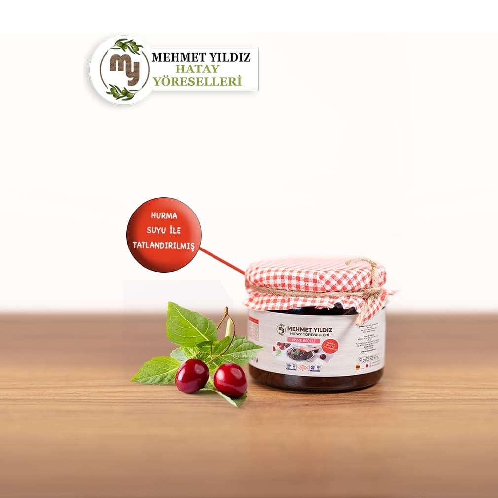 VİŞNE REÇELİ 350 GR (ŞEKERSİZ)