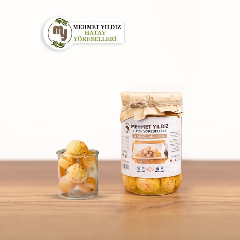 ZEYTİNYAĞLI BİBERLİ SÜRK 800 GR CAM resmi