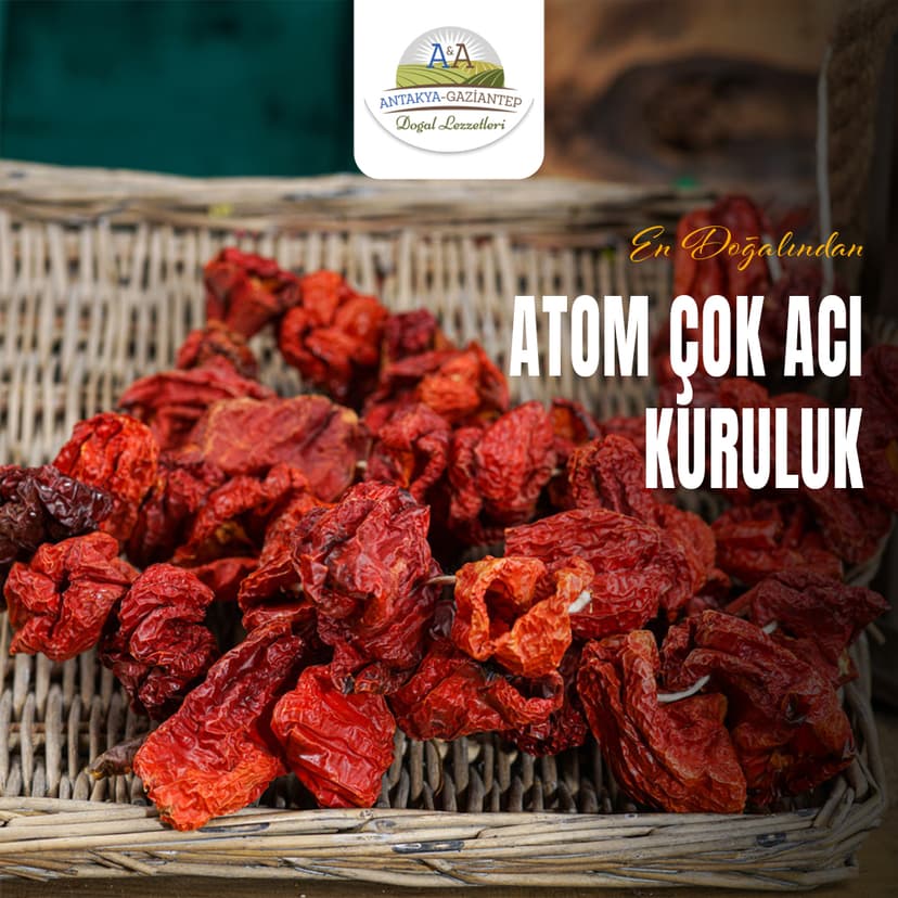 ATOM ÇOK ACI BİBER KURULUK 1 İP resmi