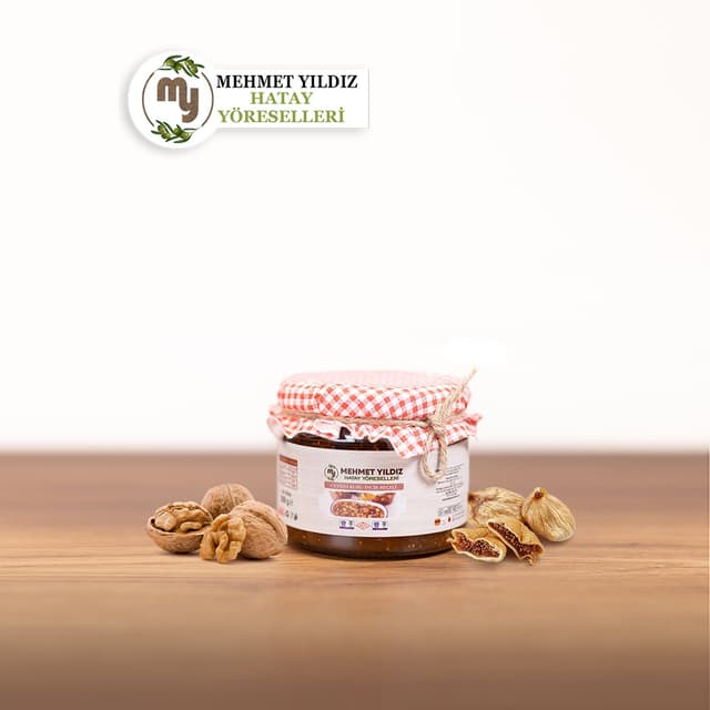 CEVİZLİ KURU İNCİR REÇELİ 350 GR