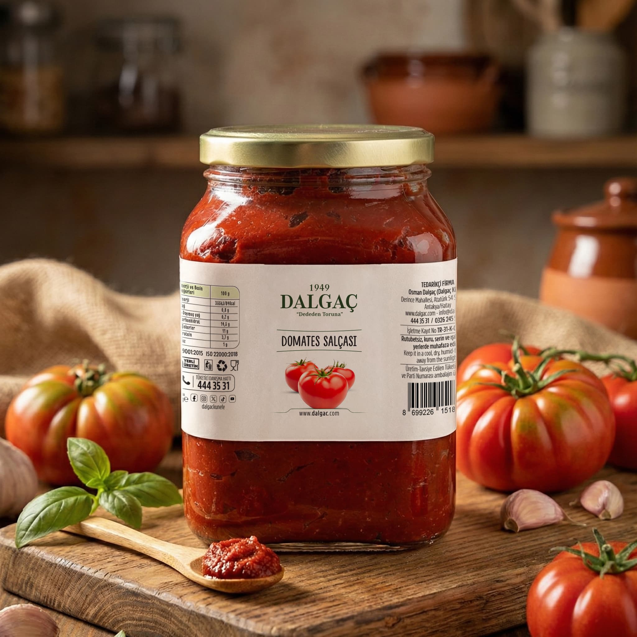 Domates Salçası 1 ,5 Kg resmi