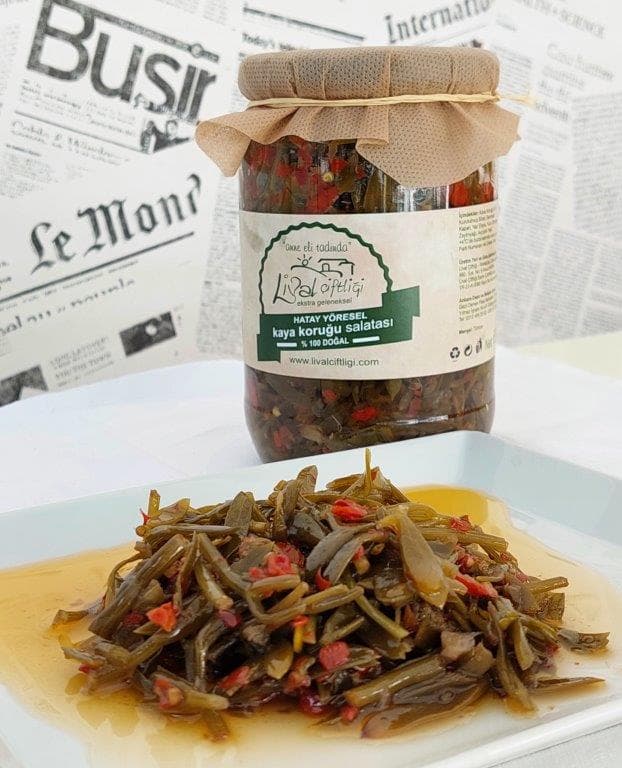 Kaya koruğu salatası 650 gr (Soslu) resmi