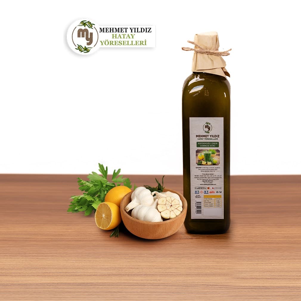 MAYDONOZLU LİMON SARIMSAK KÜRÜ 750 ML