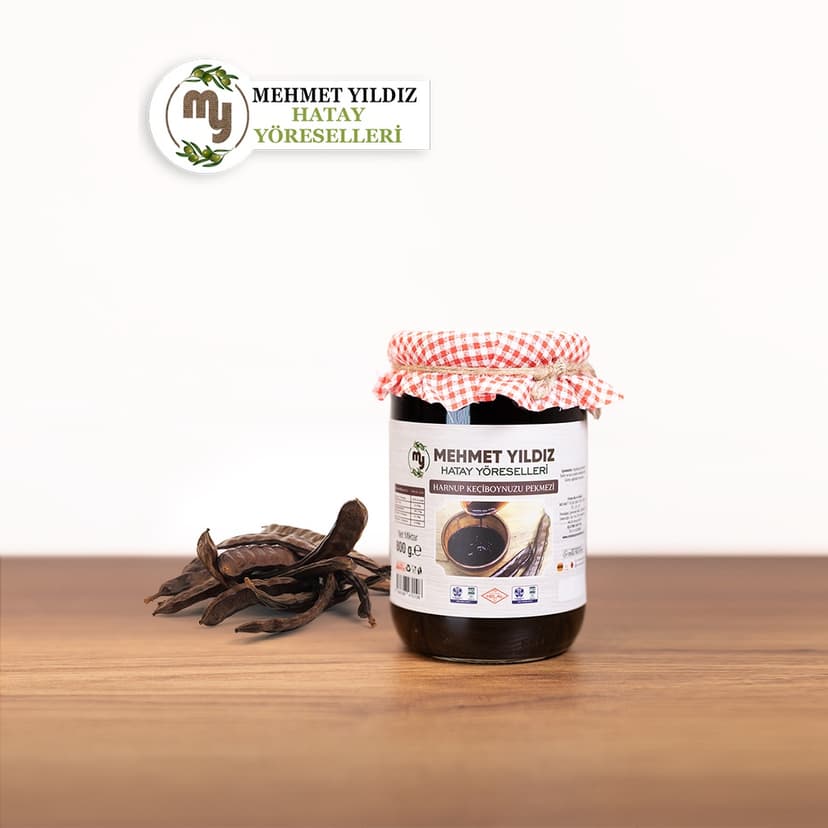 HARNUP KEÇİBOYNUZU PEKMEZİ 800 GR CAM resmi