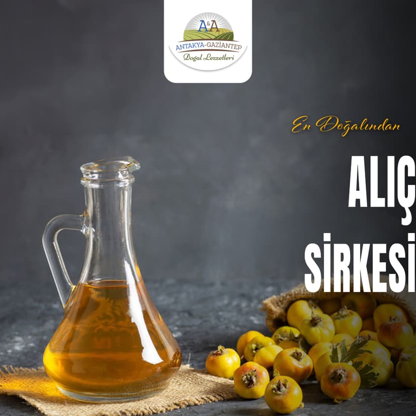 ALIÇ SİRKESİ 550 ML DOĞAL CAM ŞİŞE resmi