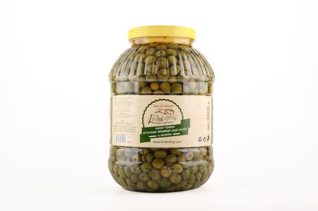 El kırması topak halhali zeytin net 3,5 kg pet