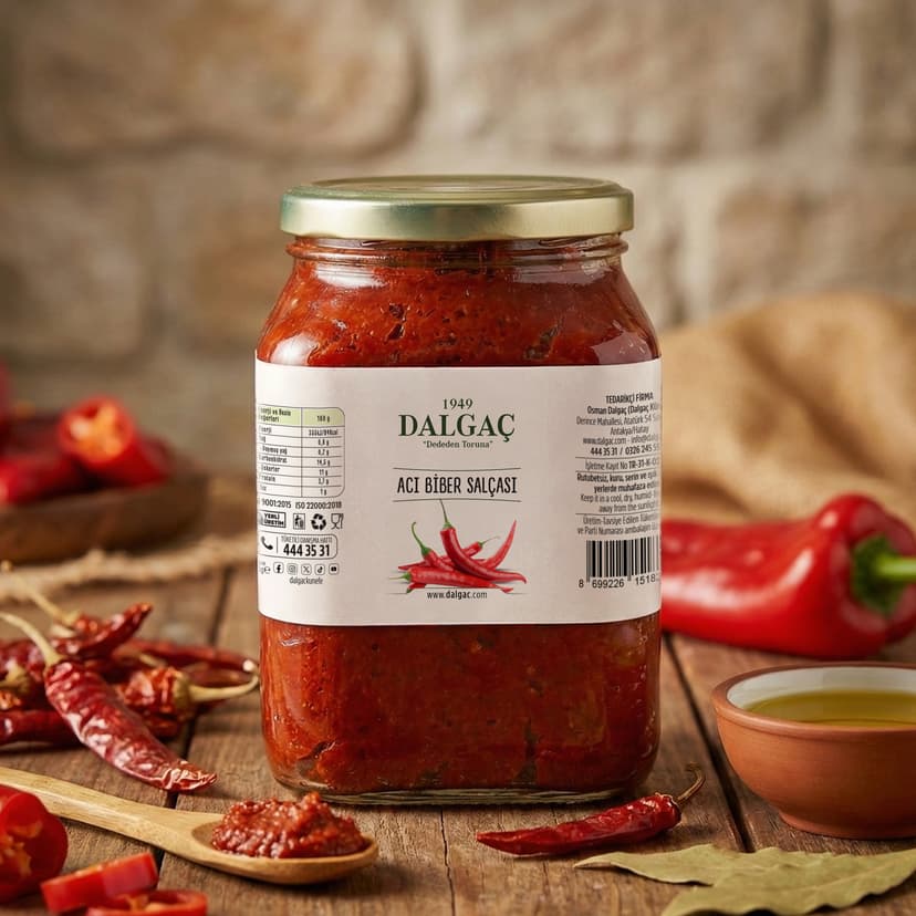 Acı Biber Salçası 1 ,5 Kg resmi