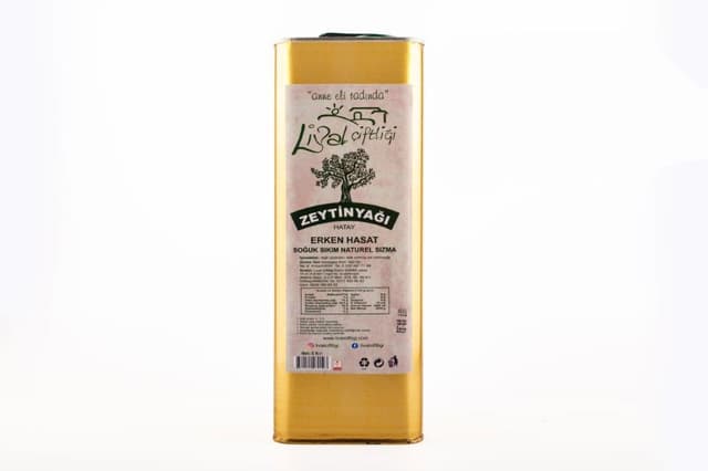 Erken Hasat Soğuk Sıkım naturel sızma zeytinyağı 5 Lt. teneke