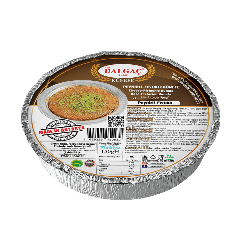 Peynirli-Fıstıklı Künefe 150 Gr (60 Adet) resmi
