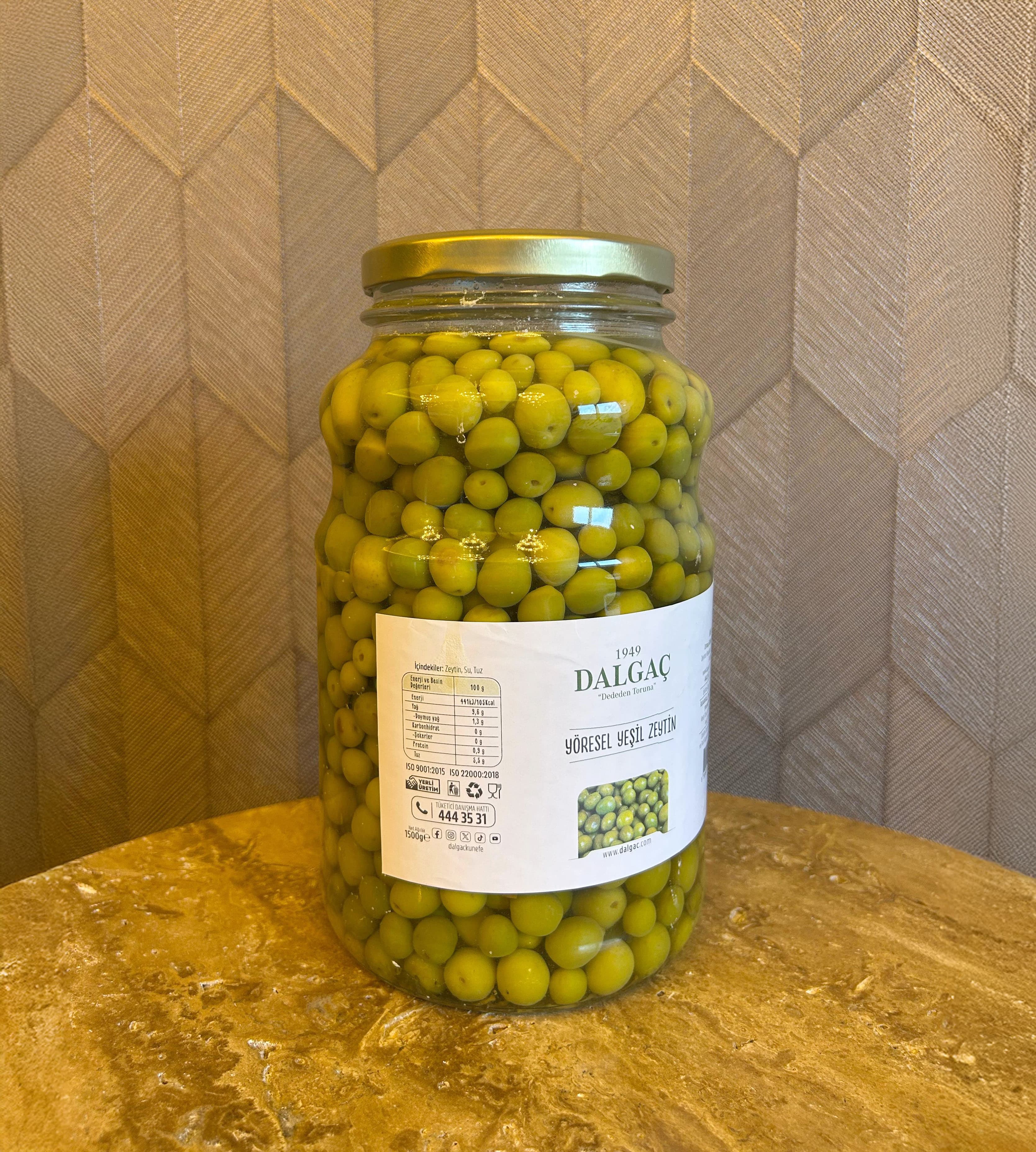 Halhalı Yeşil Zeytin 500 gr