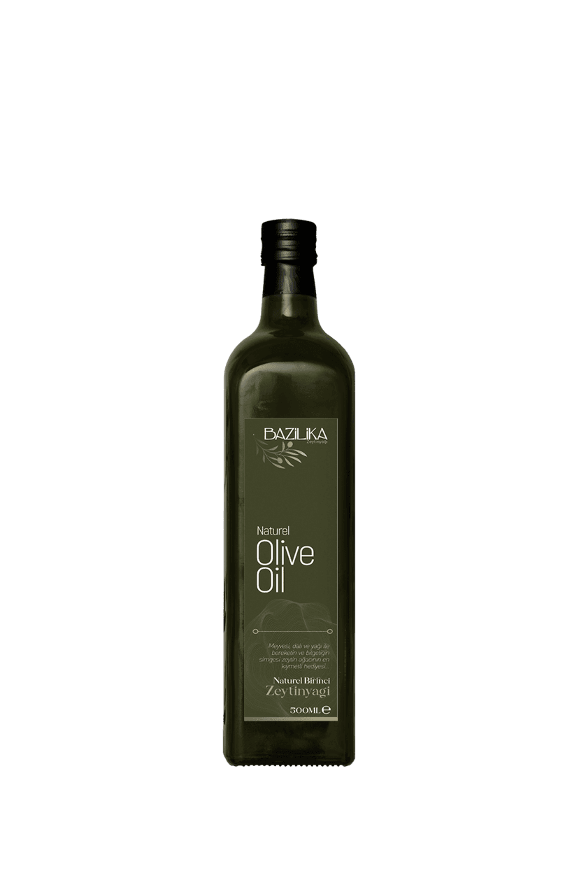 Bazilika Silver Ödüllü Erken Hasat Soğuk Sıkım Natürel Birinci Zeytinyağı 500 Ml resmi
