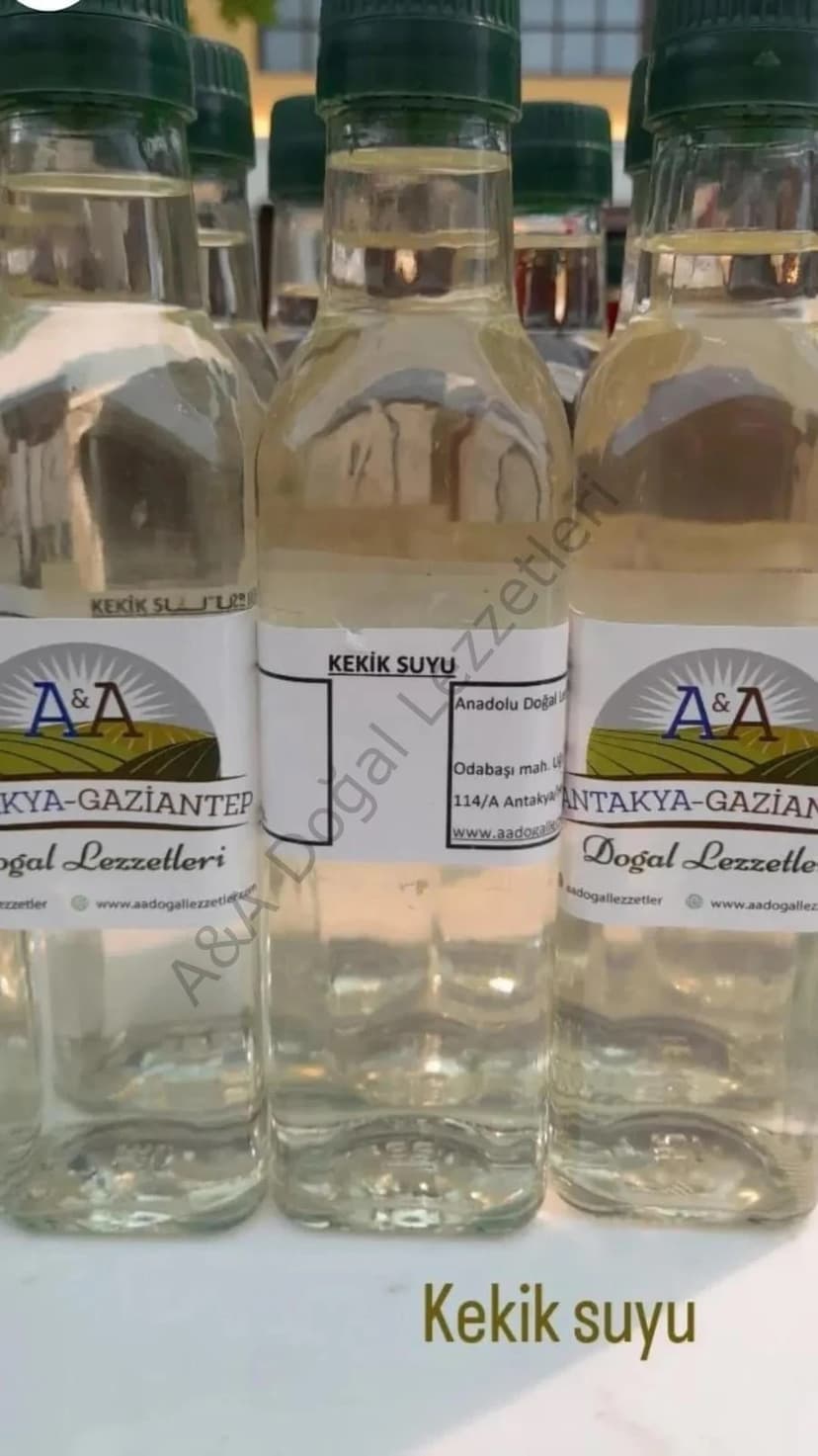 KEKİK SUYU 350 GR CAM ŞİŞE resmi