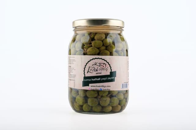 El kırması topak halhali zeytin net 950 gr cam kavanoz