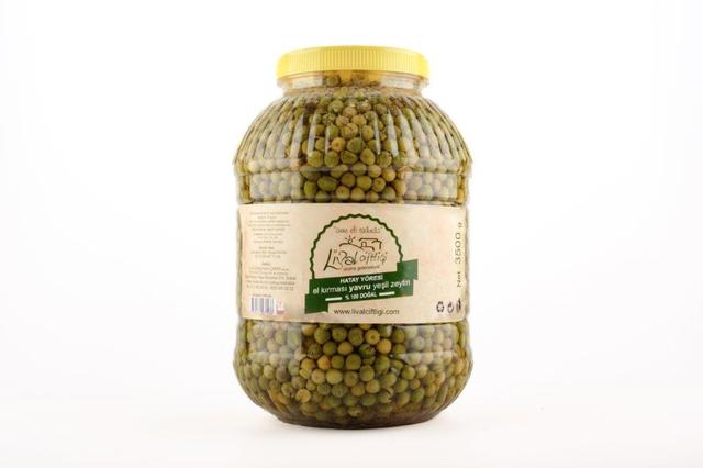 El kırması YAVRU halhali yeşil zeytin net 3,5 kg pet