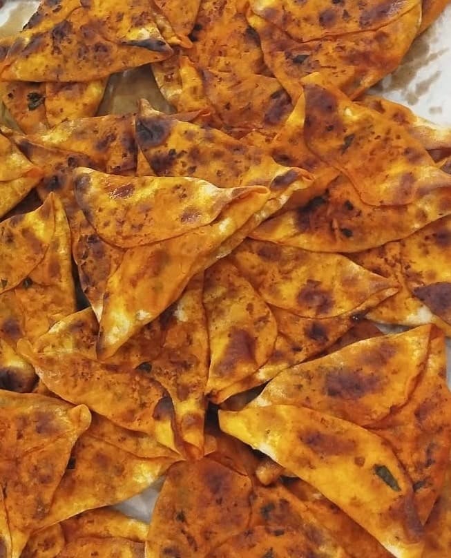 Ispanaklı Katıklı Üçgen 10 adet resmi