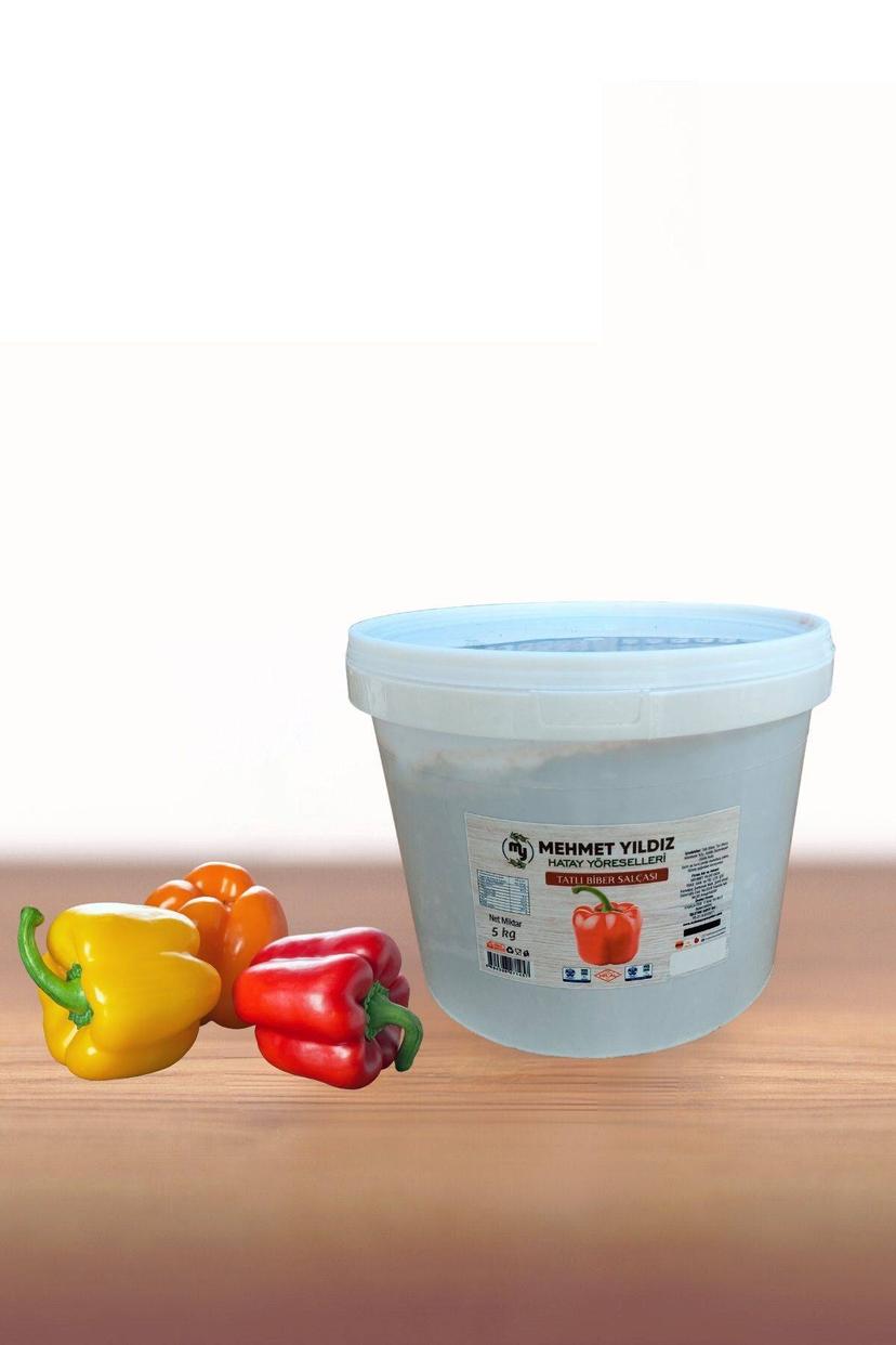 TATLI BİBER SALÇASI 5 KG PET resmi