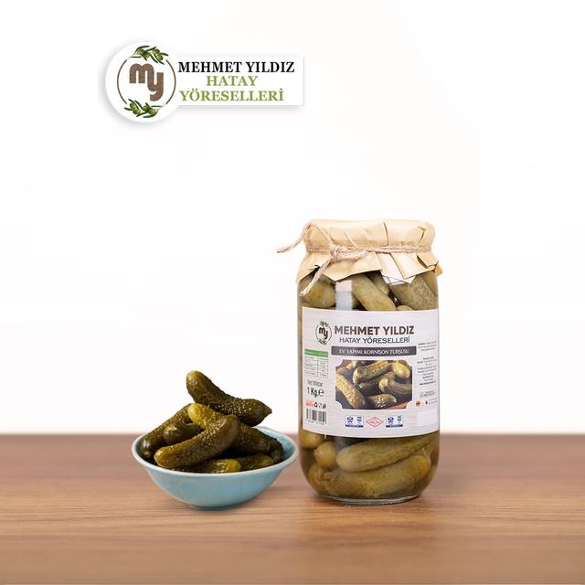 EV YAPIMI KORNİŞON TURŞUSU 1 KG
