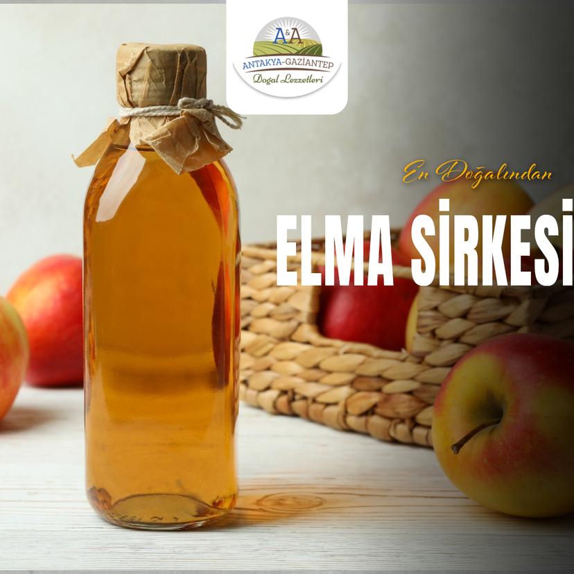 ELMA SİRKESİ 550 ML DOĞAL CAM ŞİŞE resmi