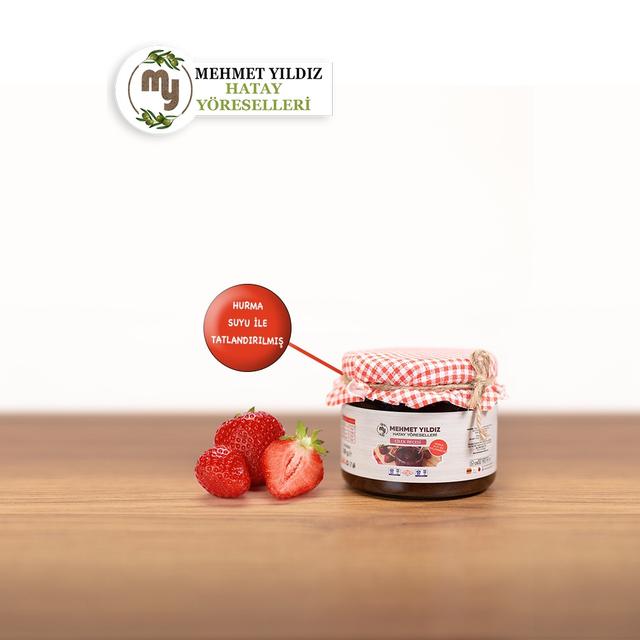 ÇİLEK REÇELİ 390 GR (ŞEKERSİZ)