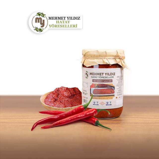 ACI BİBER SALÇASI 800 GR CAM
