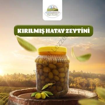 ANTAKYA KIRILMIŞ ZEYTİN 2' lik PET(net 1300 gr)