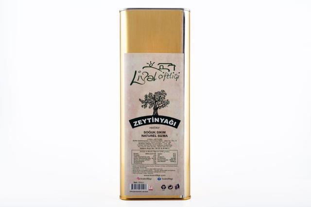 Ilık sıkım (40-45 derece) naturel birinci Zeytinyağı (5 LT teneke)