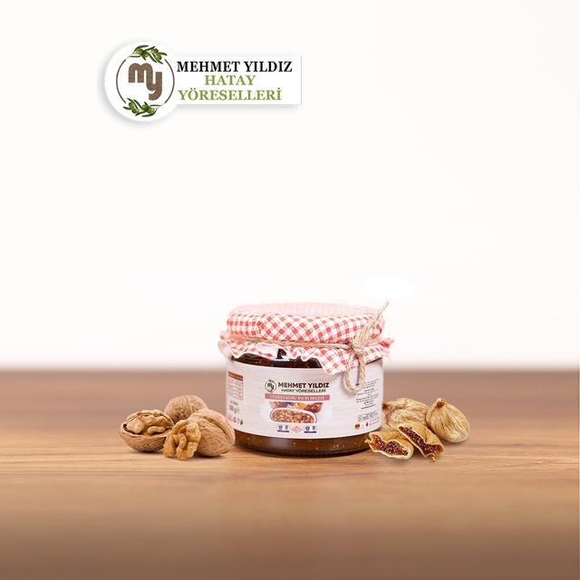 CEVİZLİ KURU İNCİR REÇELİ 350 GR