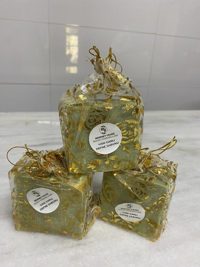 %100 GARLI DEFNE SABUNU ( TANE 160 GR )