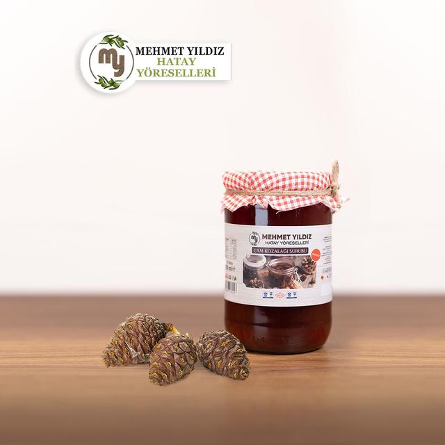 ÇAM KOZALAĞI ŞURUBU (ŞEKERSİZ) 750 ML