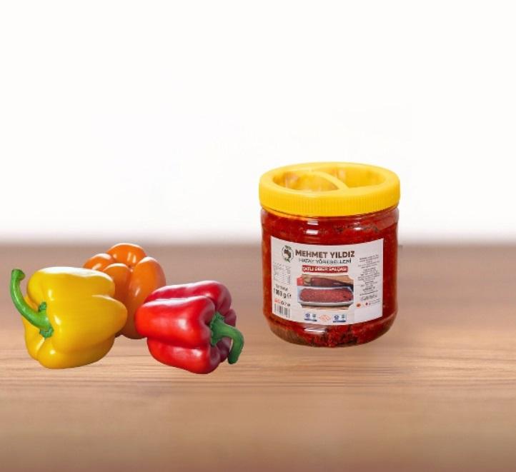 TATLI BİBER SALÇASI 1 KG PET resmi